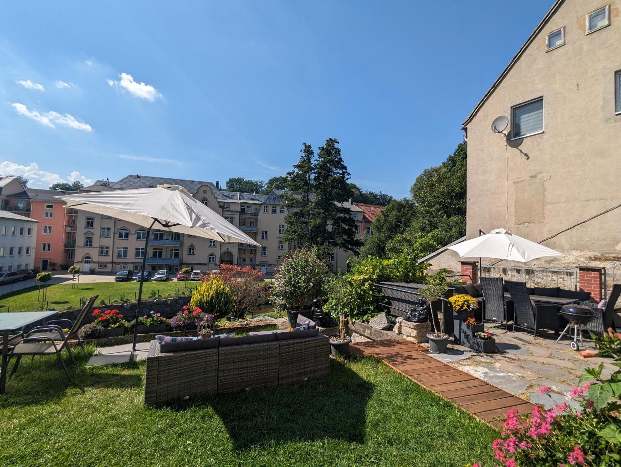 Hw3 - Urlaubsmagie - Helle, Grosse Wohnung Mit Pool Sebnitz Bagian luar foto