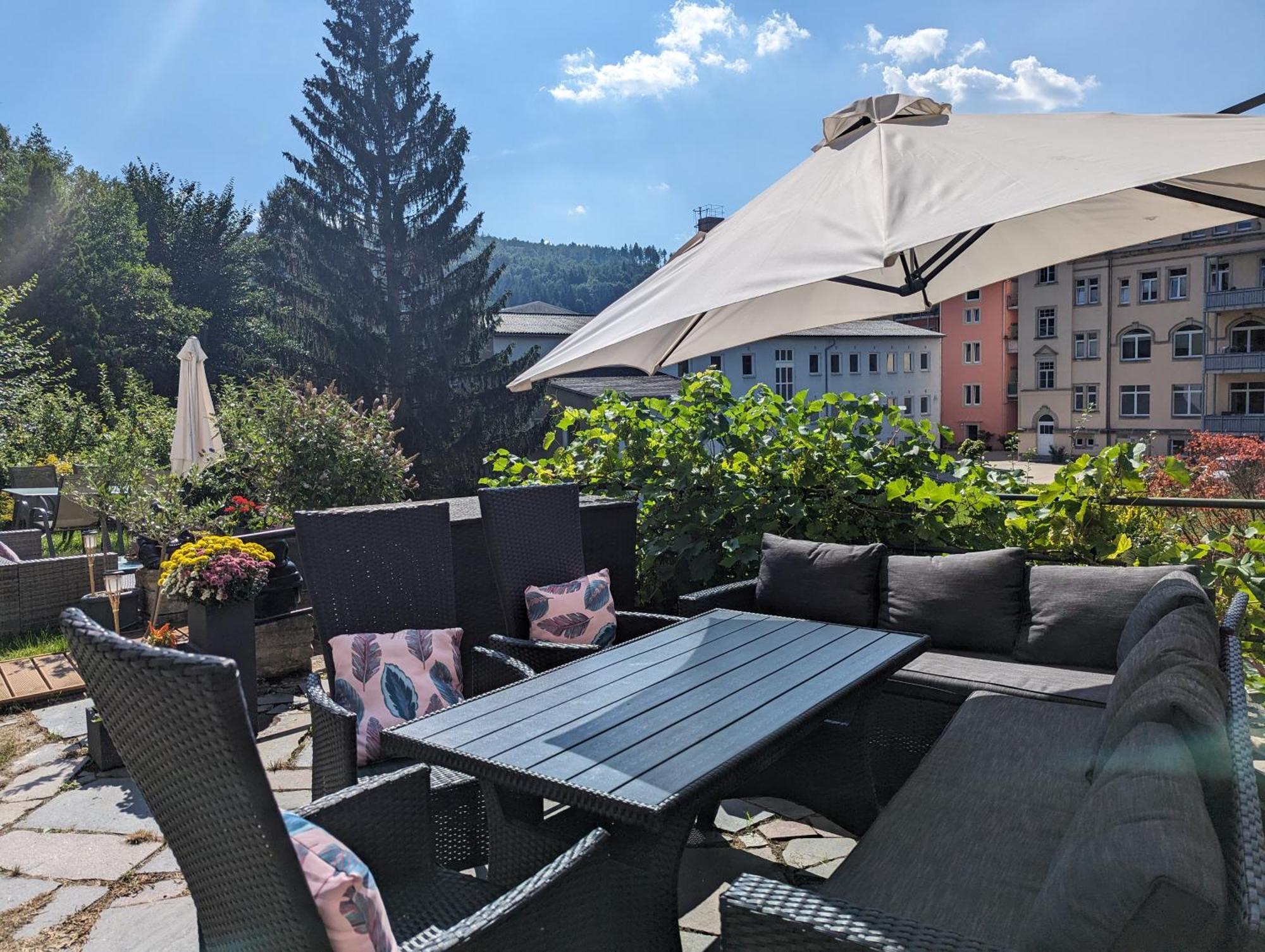Hw3 - Urlaubsmagie - Helle, Grosse Wohnung Mit Pool Sebnitz Bagian luar foto