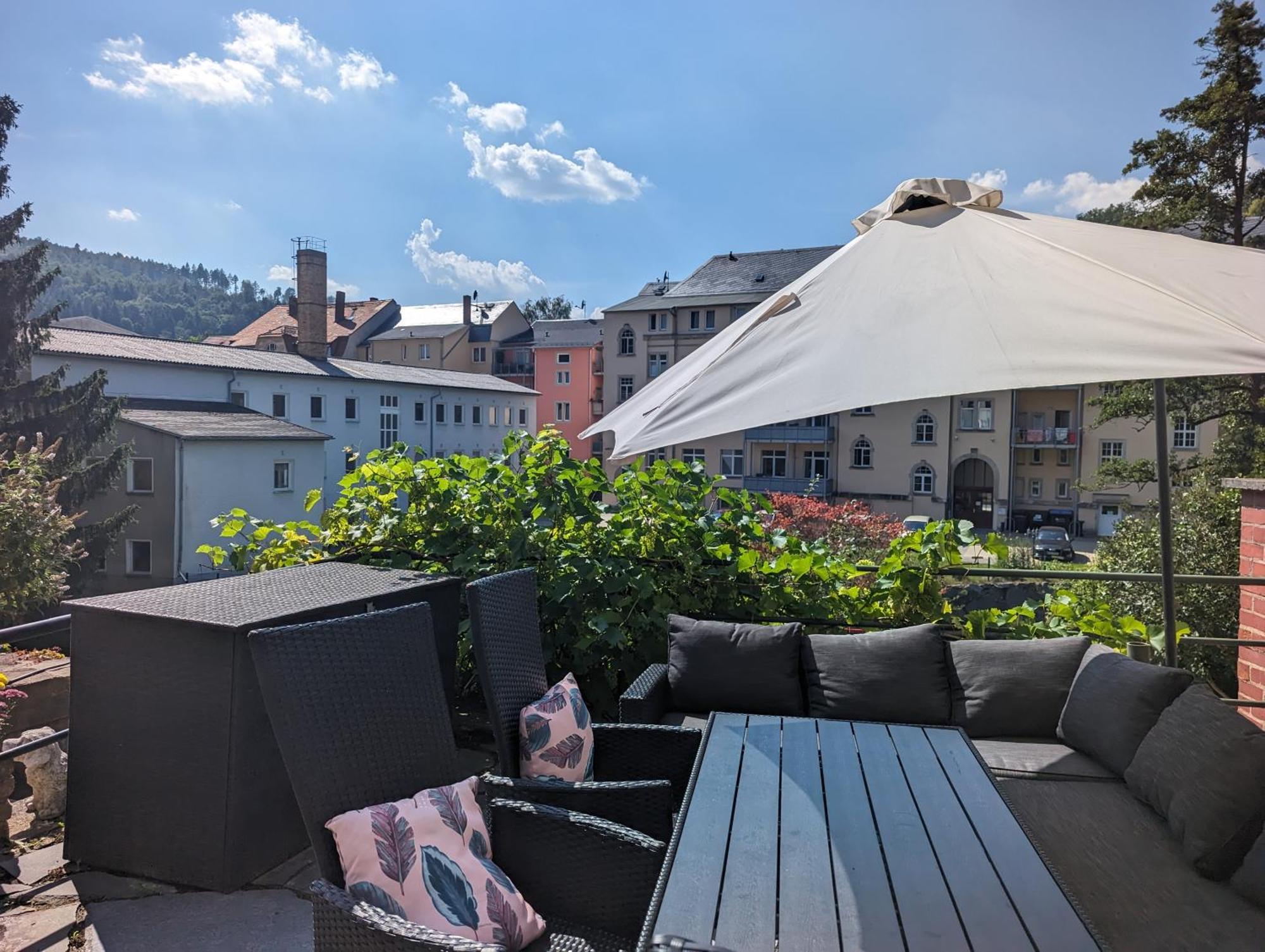 Hw3 - Urlaubsmagie - Helle, Grosse Wohnung Mit Pool Sebnitz Bagian luar foto
