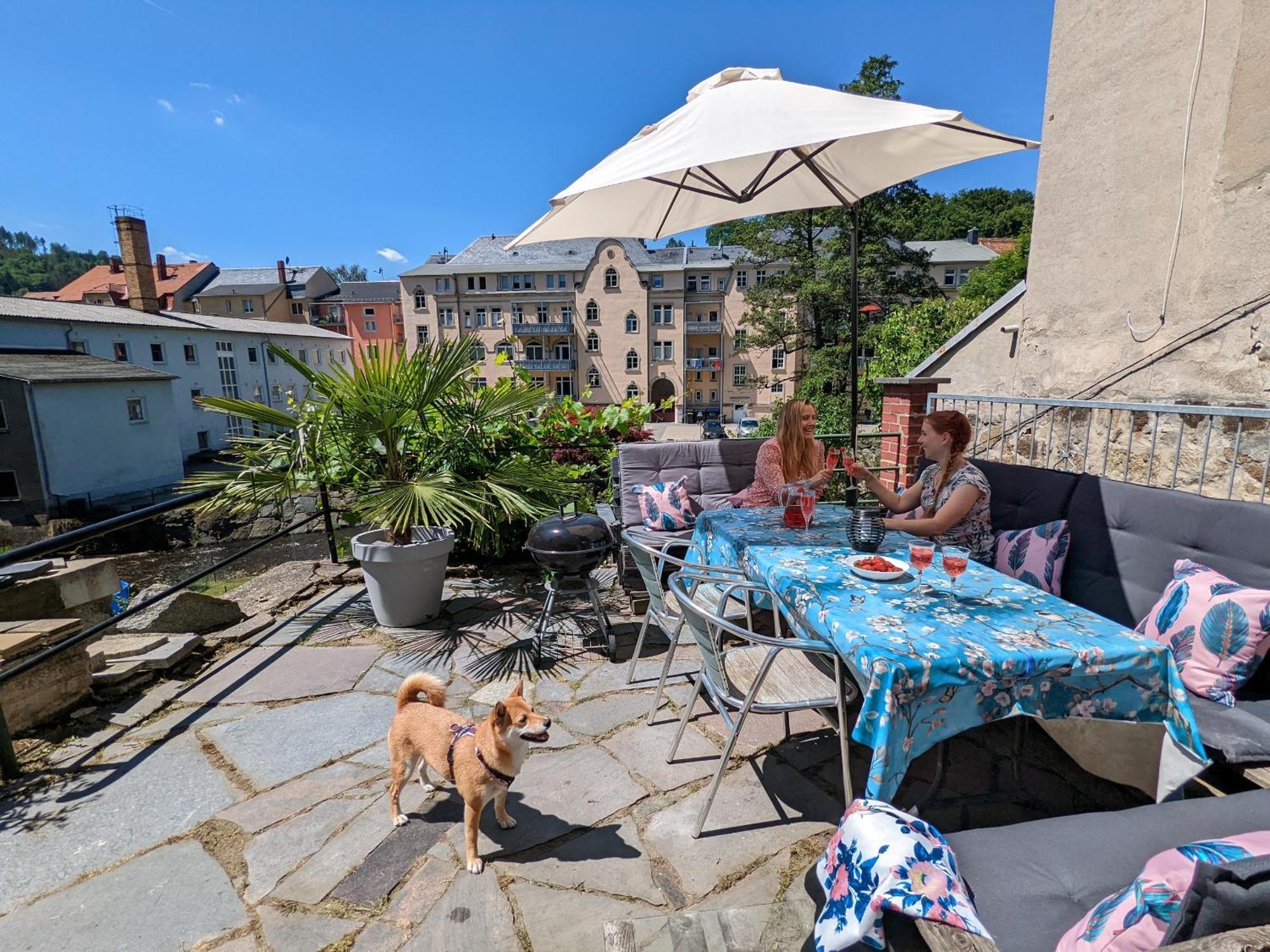 Hw3 - Urlaubsmagie - Helle, Grosse Wohnung Mit Pool Sebnitz Bagian luar foto