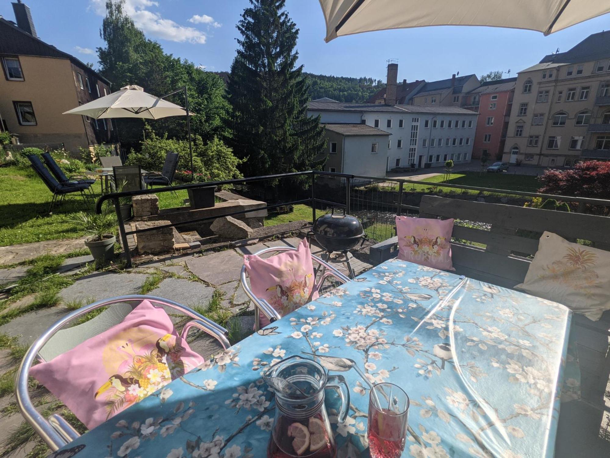 Hw3 - Urlaubsmagie - Helle, Grosse Wohnung Mit Pool Sebnitz Bagian luar foto