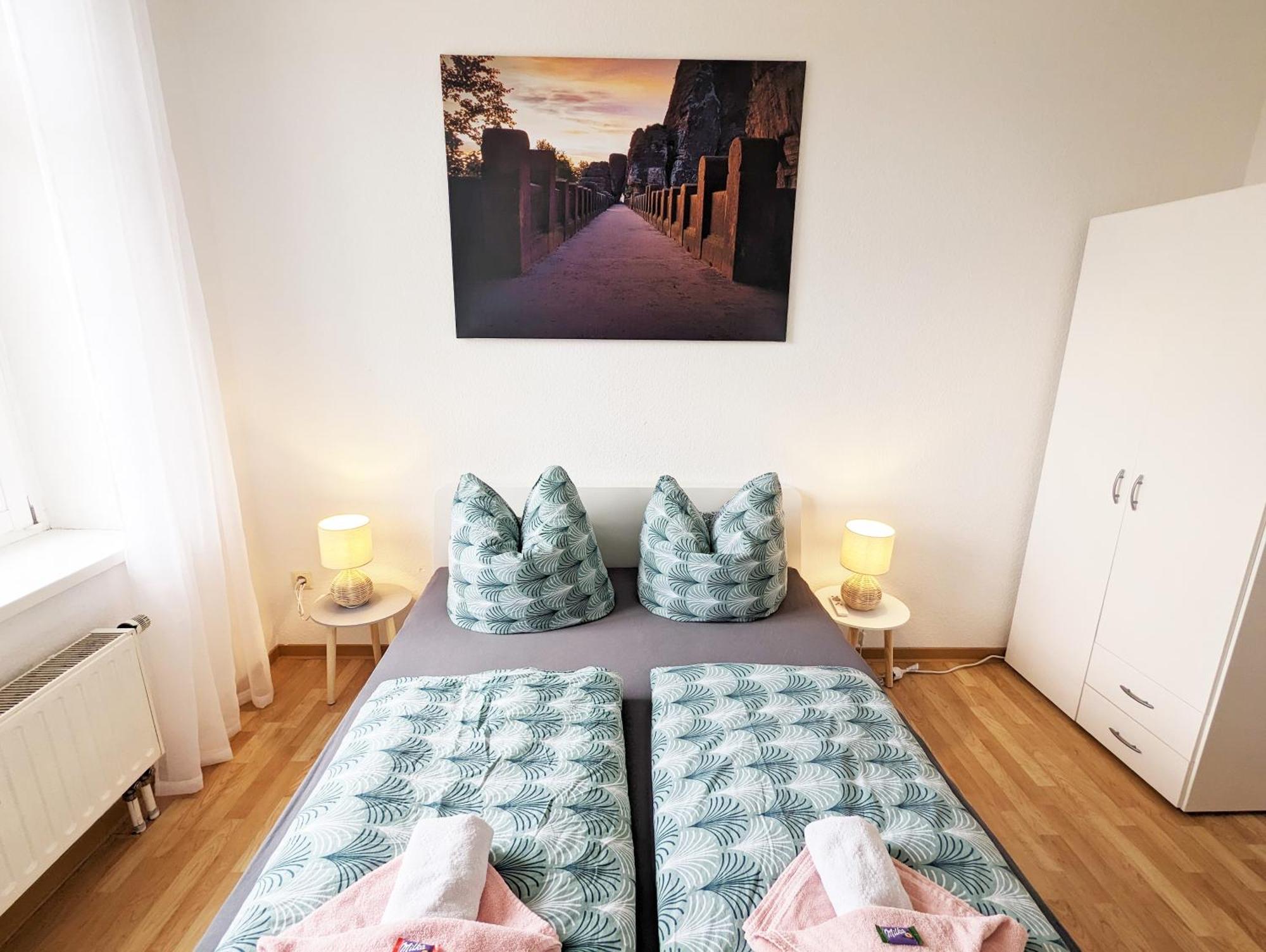 Hw3 - Urlaubsmagie - Helle, Grosse Wohnung Mit Pool Sebnitz Bagian luar foto