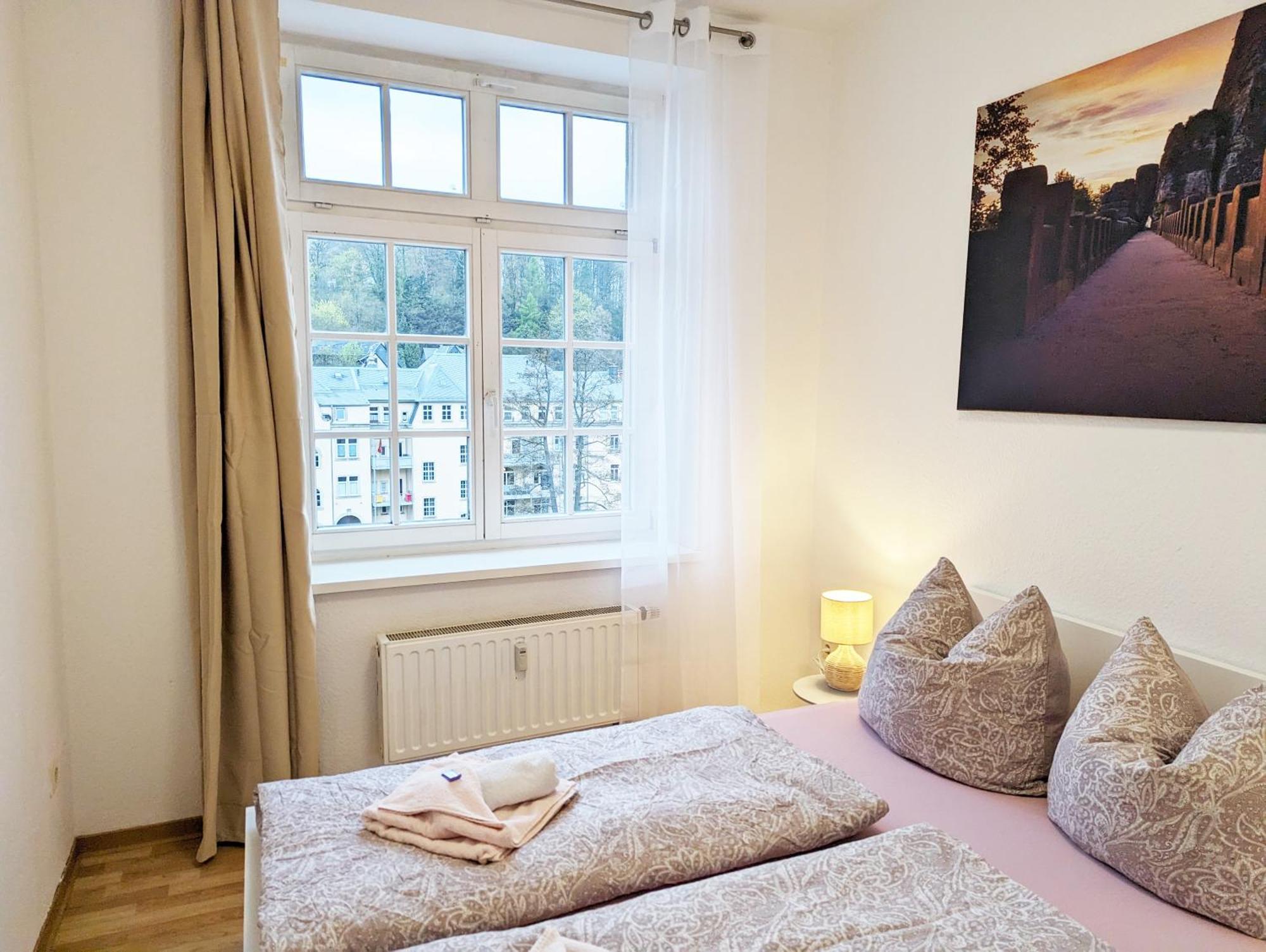 Hw3 - Urlaubsmagie - Helle, Grosse Wohnung Mit Pool Sebnitz Bagian luar foto