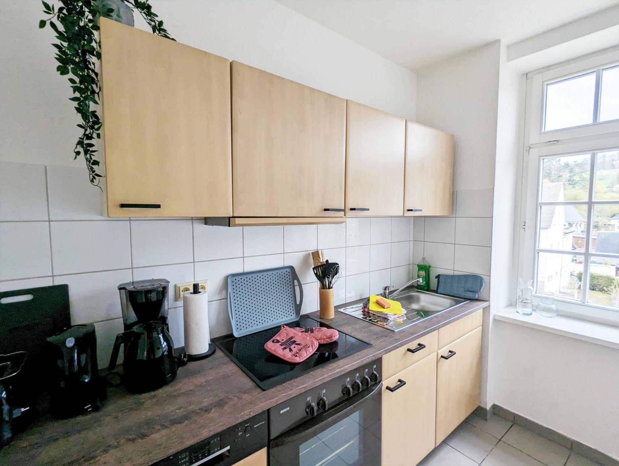 Hw3 - Urlaubsmagie - Helle, Grosse Wohnung Mit Pool Sebnitz Bagian luar foto