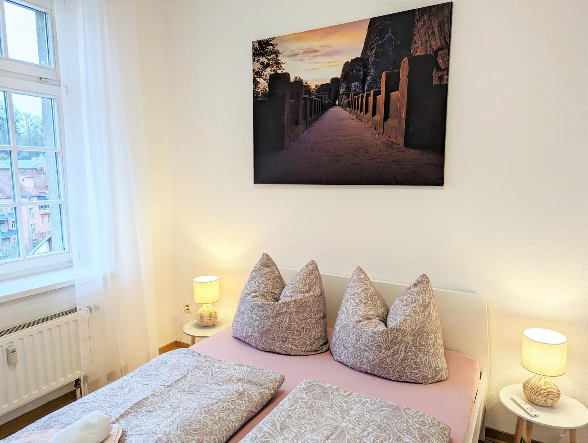 Hw3 - Urlaubsmagie - Helle, Grosse Wohnung Mit Pool Sebnitz Bagian luar foto