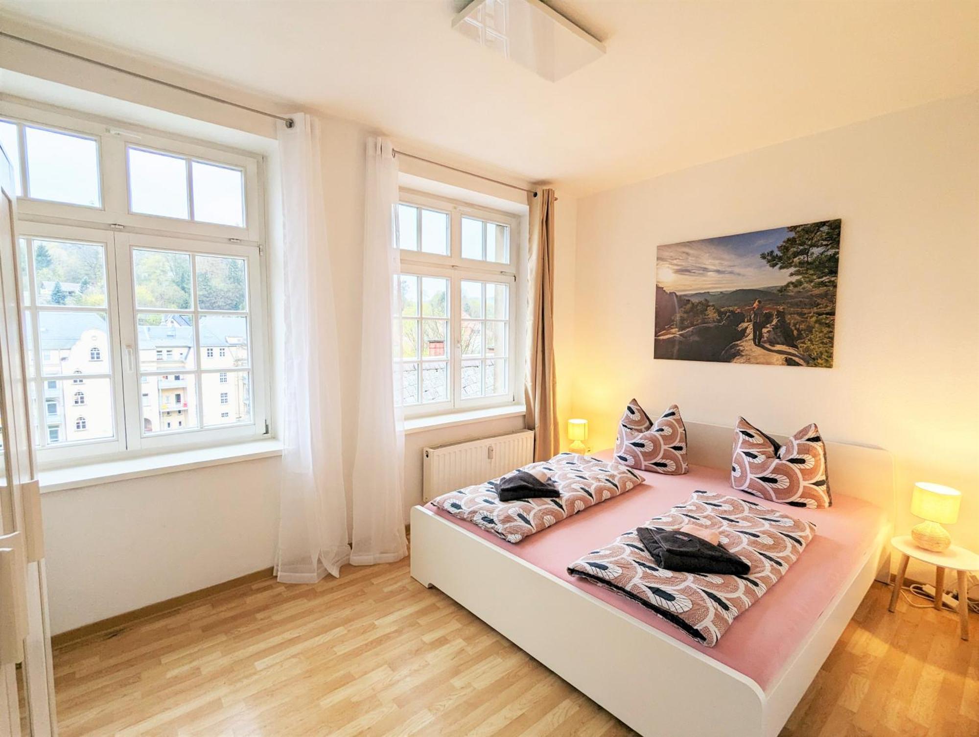 Hw3 - Urlaubsmagie - Helle, Grosse Wohnung Mit Pool Sebnitz Bagian luar foto