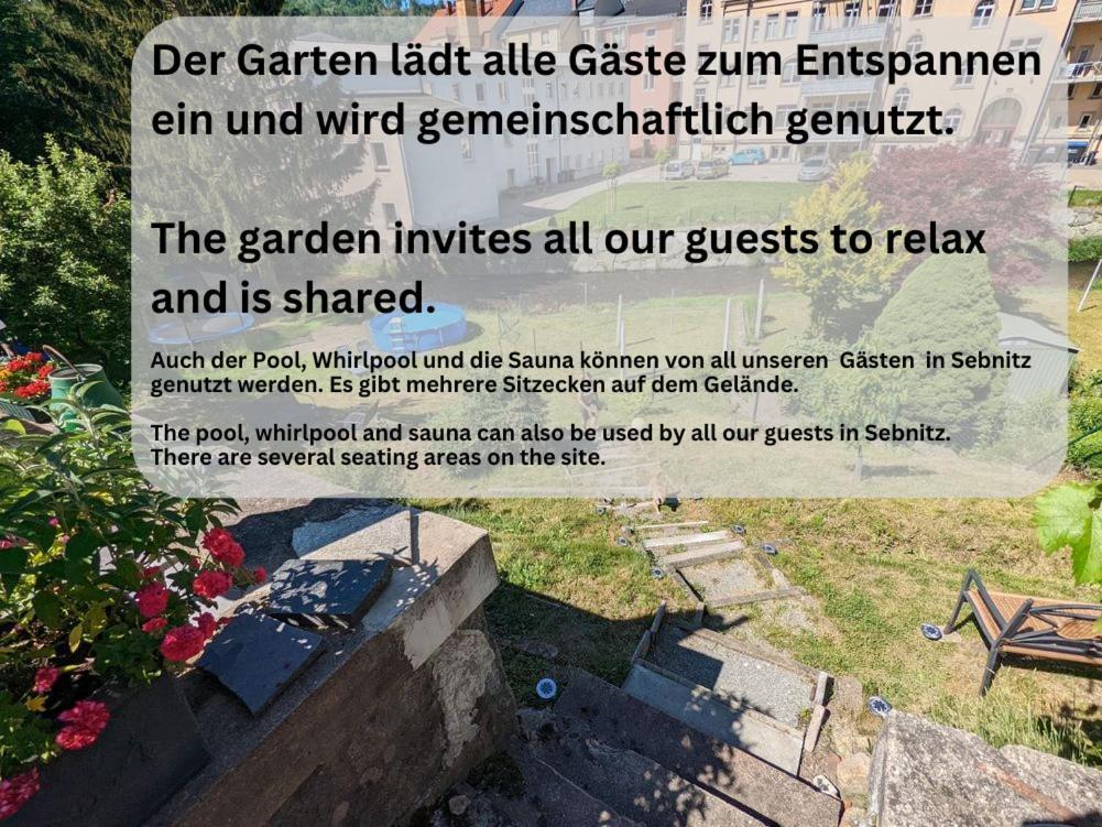 Hw3 - Urlaubsmagie - Helle, Grosse Wohnung Mit Pool Sebnitz Bagian luar foto